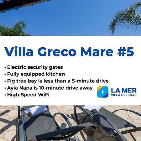 Villa Greco Mare #5 Protaras Eksteriør bilde