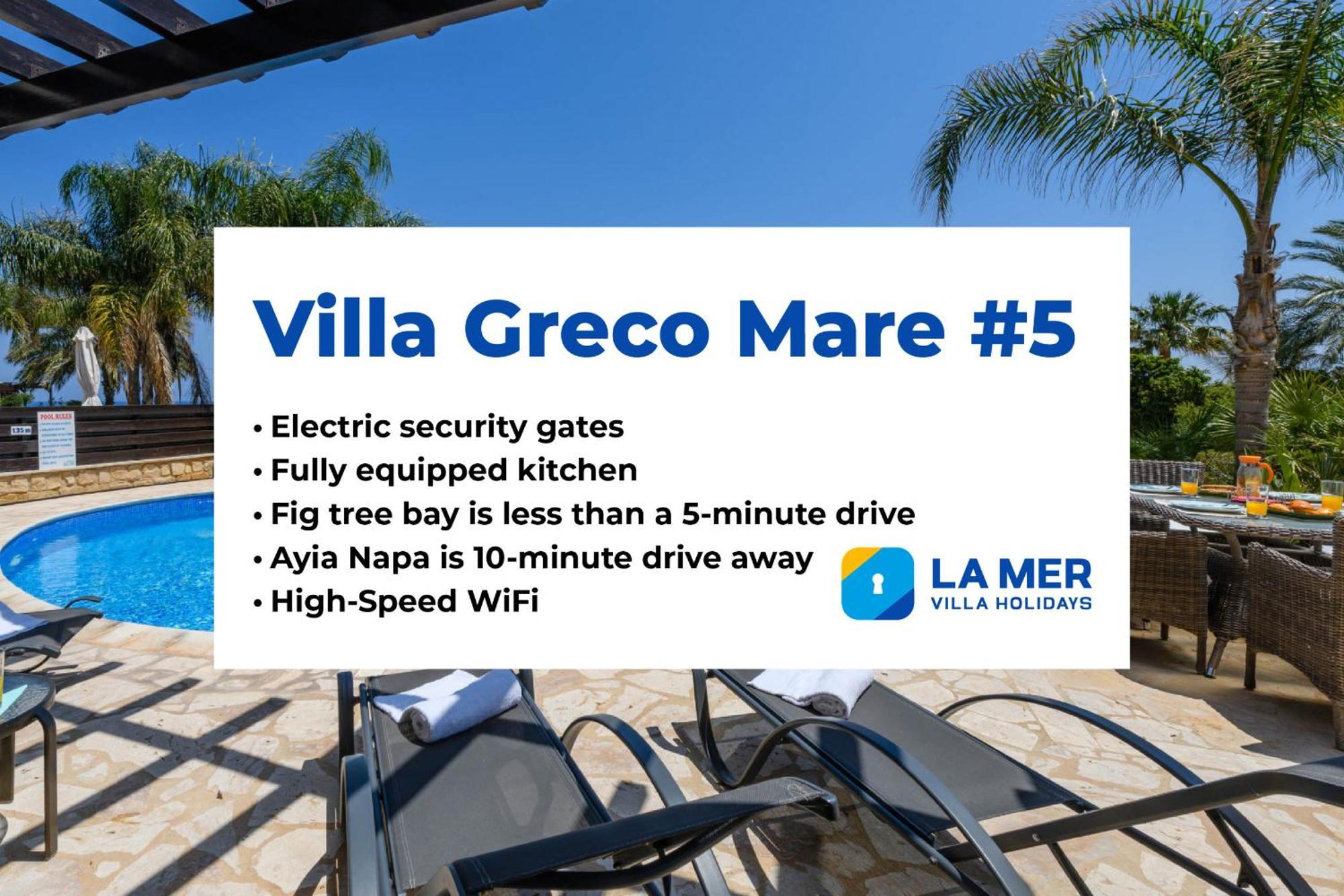 Villa Greco Mare #5 Protaras Eksteriør bilde